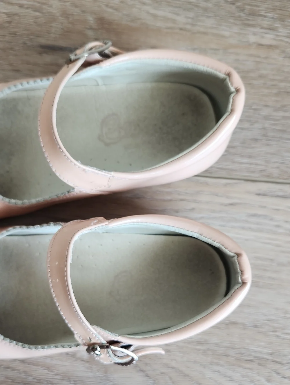 Bambi Girls Pink Patent Mary Jane Shoes Made In Spain Size EU 29/ US 11.5/ 12
